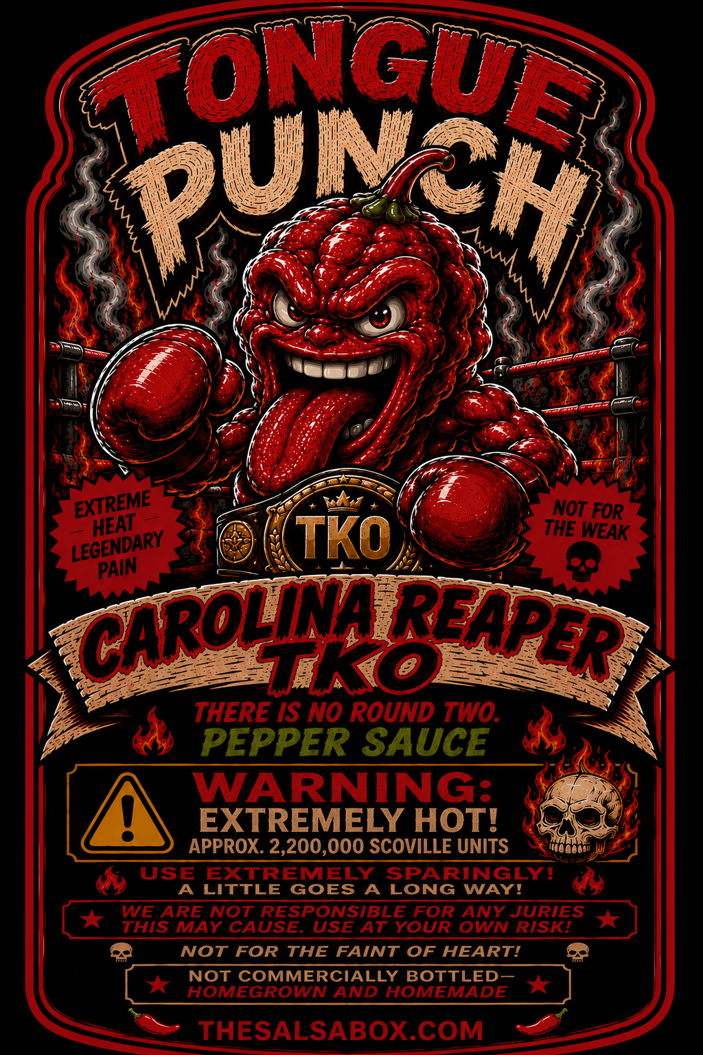 Carolina Reaper TKO Label