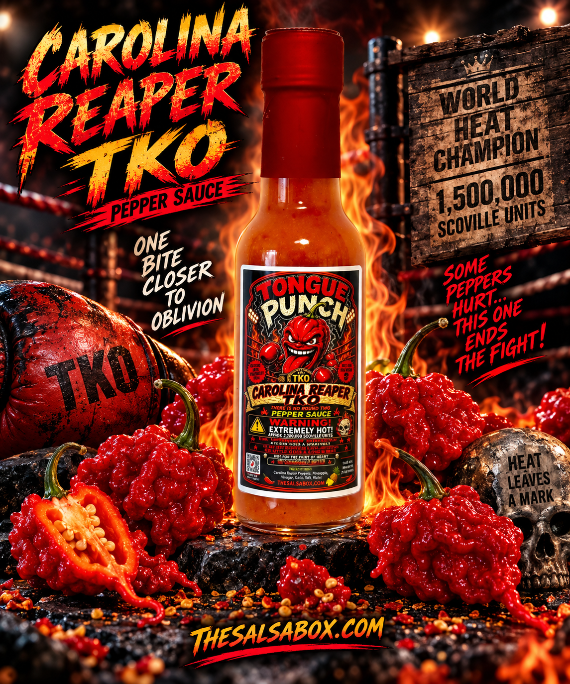 Carolina Reaper TKO Bottle