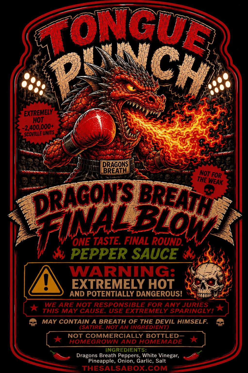 Dragons Breath Label