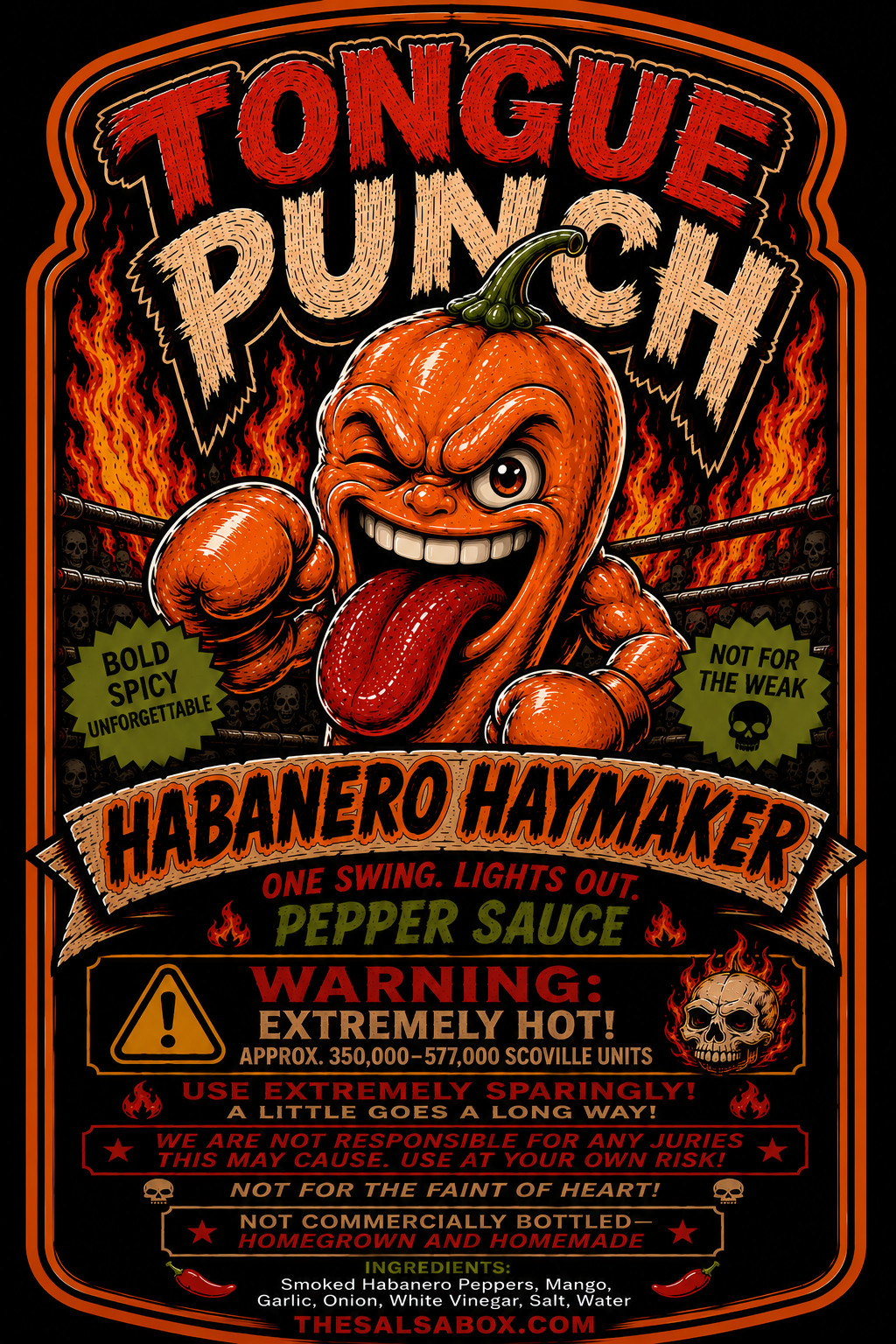 Habanero Haymaker Label
