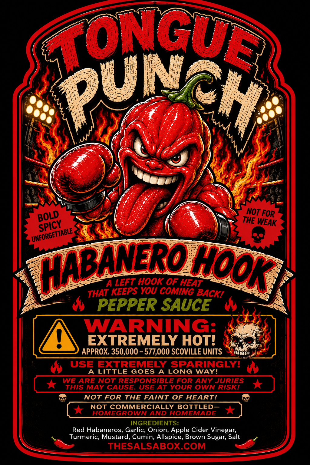 Habanero Hook Label