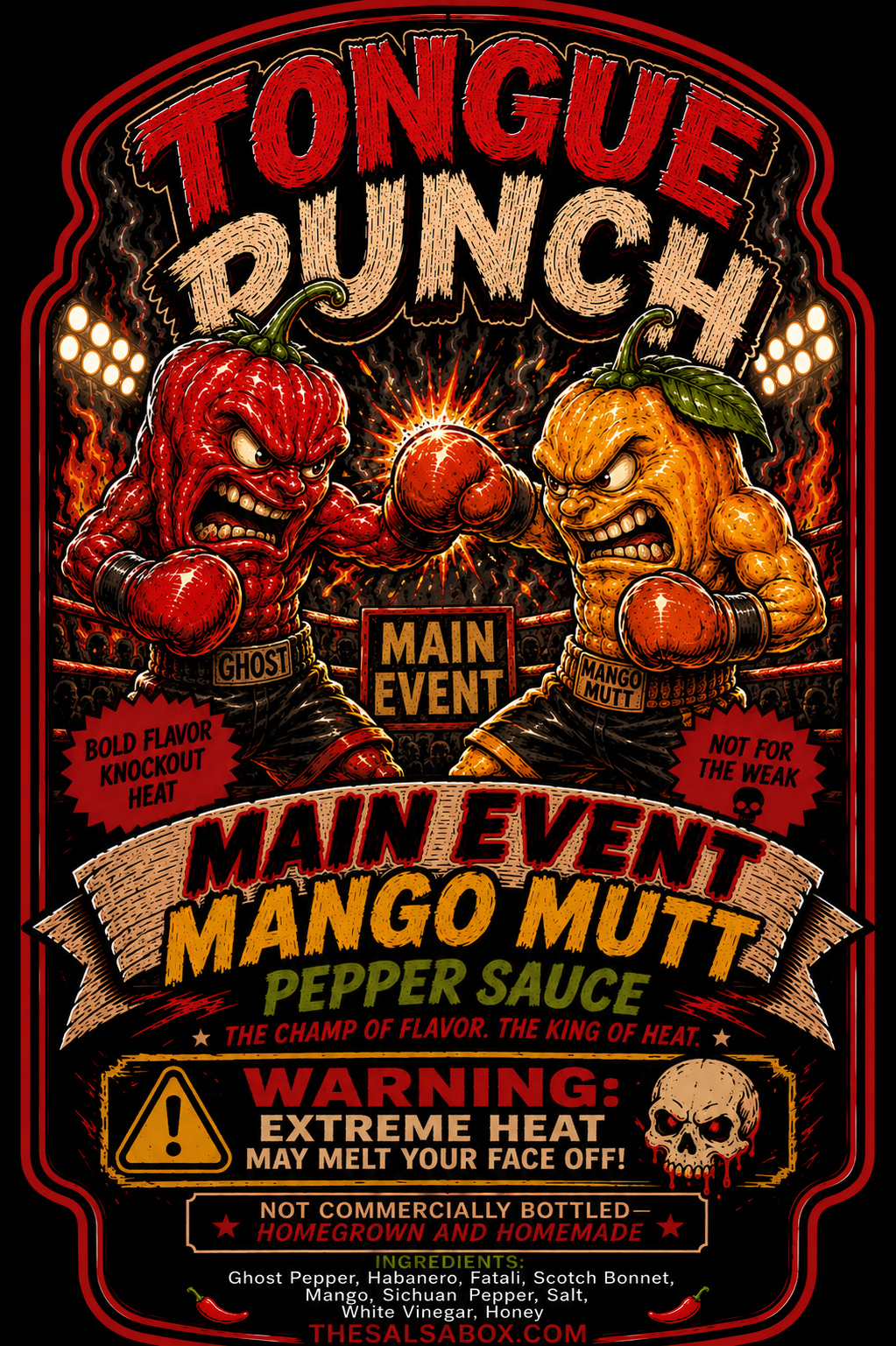 Main Event Mango Mutt Label