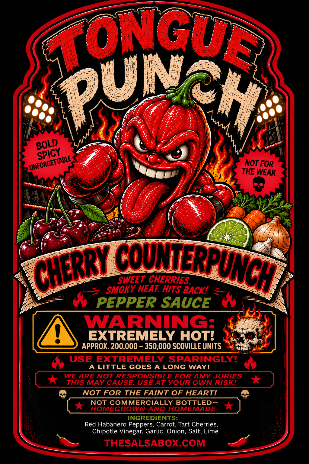 Cherry Habanero Counterpunch Label