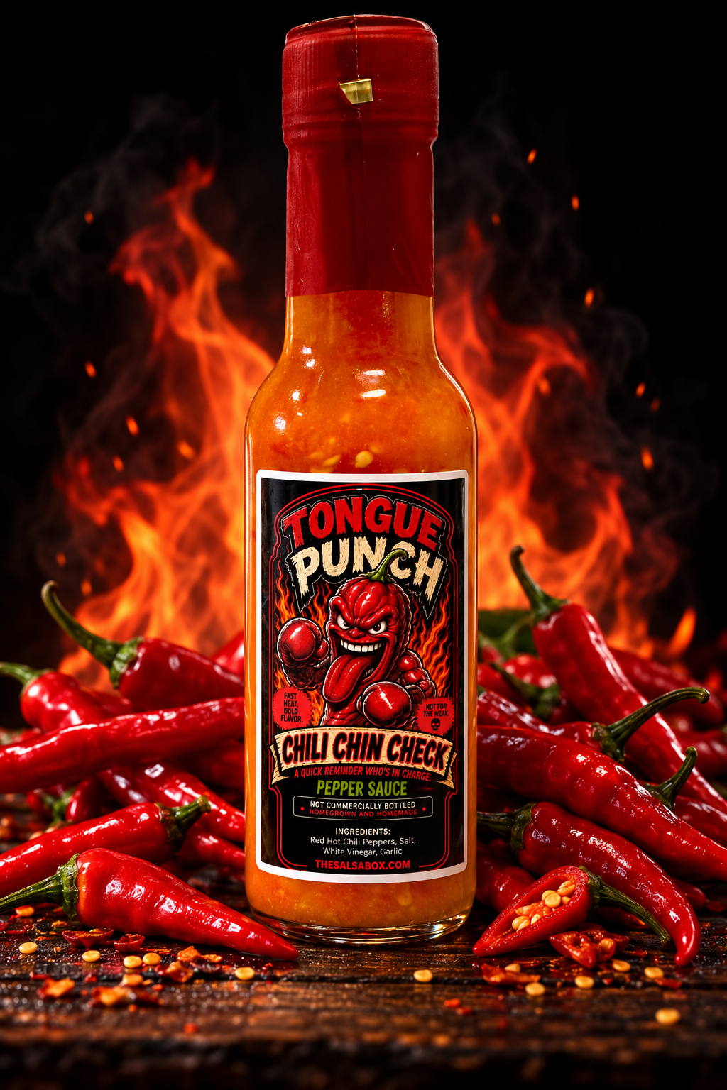 Chili Chin Check Bottle