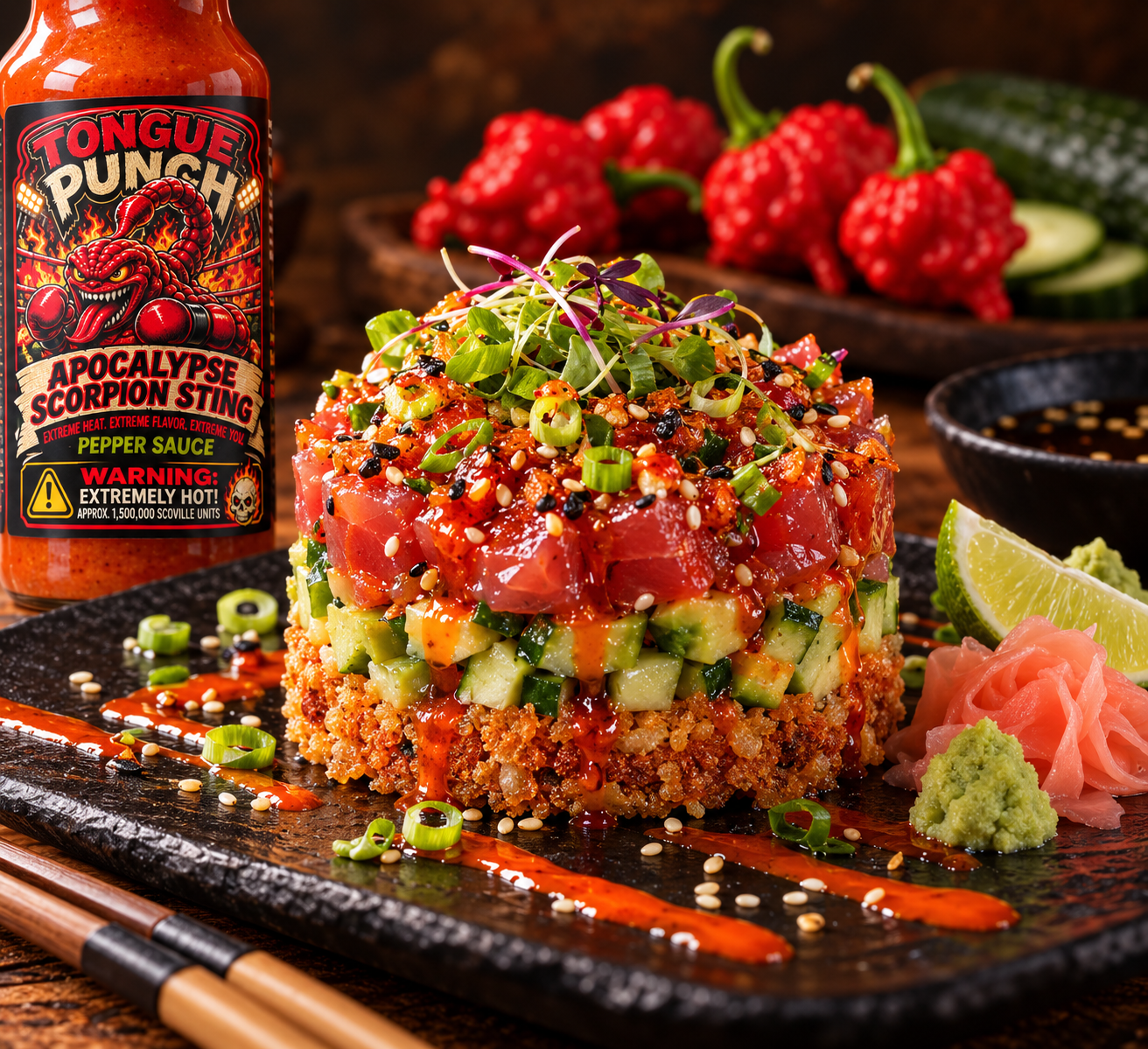 Crispy Tuna Tartare Spice