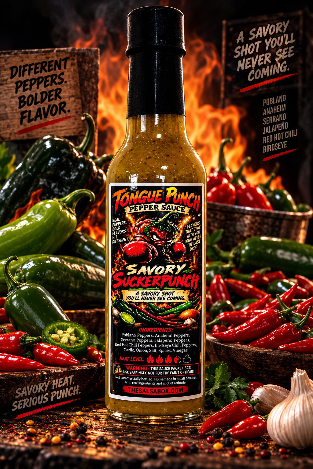Savory Sucker Punch Bottle